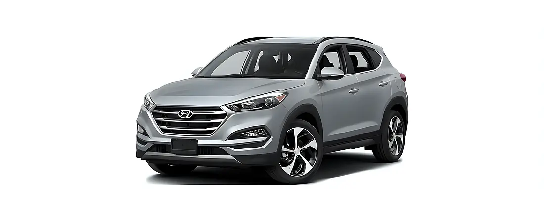 Hyundai Tucson SUV modern design, spacious and comfortable rental car in Tbilisi