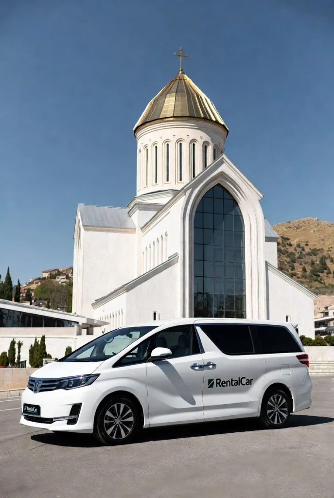 Group minivan transport service in Georgia for турист groups and airport transfers with comfortable vehicle