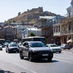 SUV rental in Tbilisi – premium Toyota Prado for city driving in Georgia