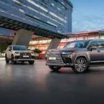 Lexus LX premium luxury SUV parked in Tbilisi city center.