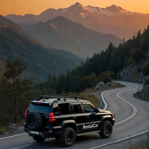 Travel experience in Georgia combining car rental, adventure tours, and comfortable transport options for tourists