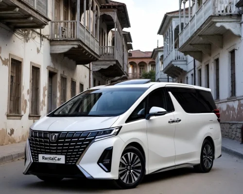 Minivan Rental Tbilisi group travel service with driver
