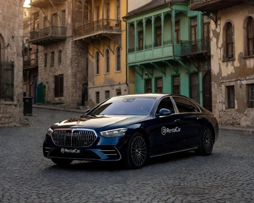 Premium luxury car in Tbilisi for VIP travel and executive driving experience in Georgia